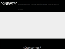 Tablet Screenshot of casasnewtec.cl